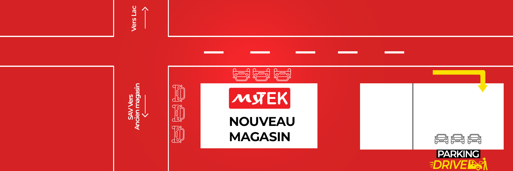 Récupératio commade drive