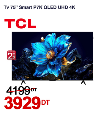 TV TCL 75'' Smart P7K QLED UHD 4K
