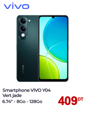 Smartphone VIVO Y04 8Go 128Go - Vert jade