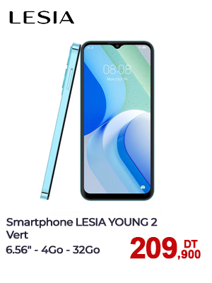 Smartphone LESIA YOUNG 2 4Go 32Go - Vert