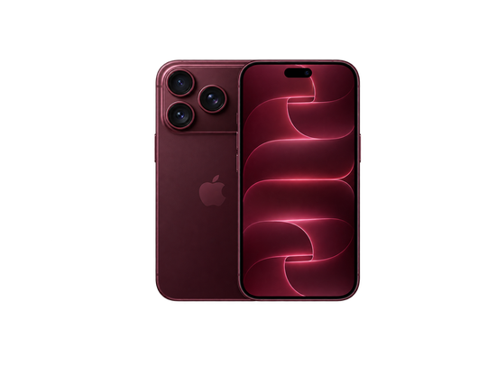 iPhone 18 Pro bordeaux, vue de dos avec le plateau caméra