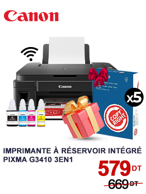 Imprimante CANON Pixma G3410 à Réservoir