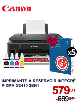 Imprimante CANON Pixma G3410 à Réservoir