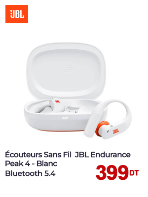 Écouteurs Sans Fil JBL Endurance Peak 4 - Blanc