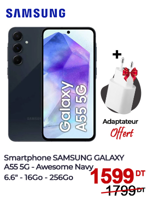 Smartphone SAMSUNG GALAXY A55 5G 16Go 256Go