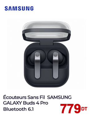 Earbuds SAMSUNG GALAXY Buds 4 Pro - Noir