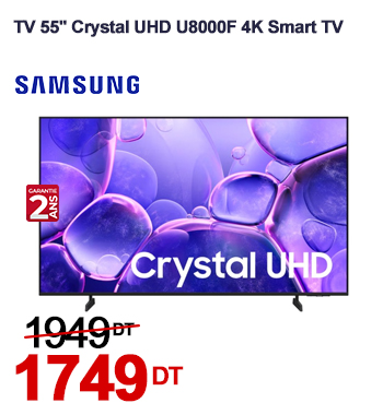 TV SAMSUNG 55'' Crystal UHD 4K Smart TV