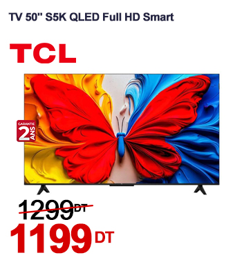 TV TCL 50'S5K QLED Full HD Smart Google TV