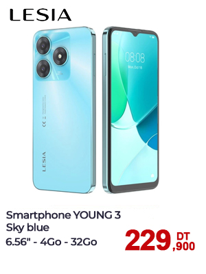 Smartphone LESIA YOUNG 3 2+2 Go 32Go - Sky blue