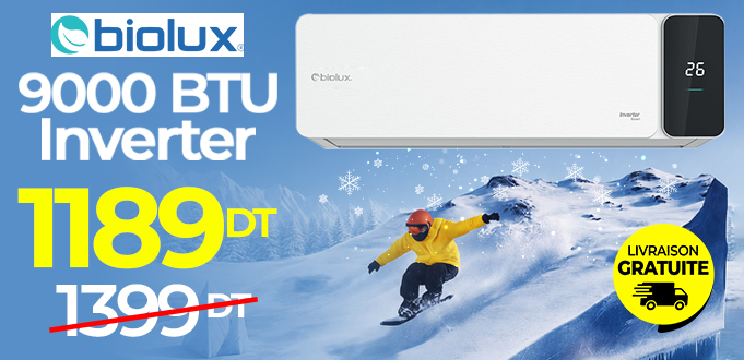Climatiseur BIOLUX 9000 BTU