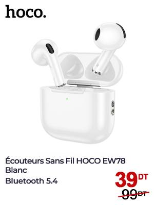 Écouteurs Sans Fil Hoco EW78 - Blanc