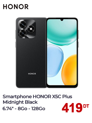 Smartphone HONOR X5C Plus 4G 128Go 8Go - Midnight Black
