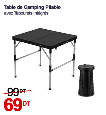 Table de Camping Pliable 