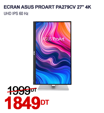 Ecran ASUS ProArt PA279CV 27'' 4K UHD IPS 60 Hz