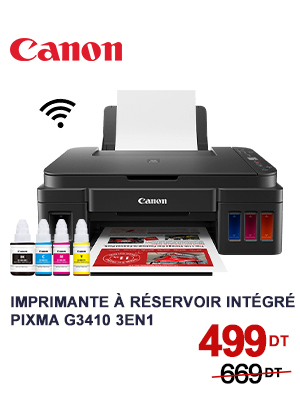Imprimante CANON Pixma G3410 à Réservoir Intégré