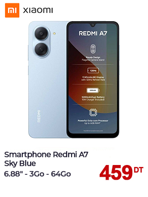 Smartphone Xiaomi Redmi A7 3Go 64Go - Sky Blue