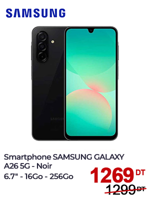 Smartphone SAMSUNG Galaxy A26 5G 16Go 256Go - Noir