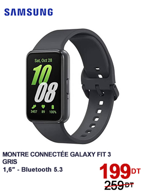 Montre Connectée Samsung Galaxy Fit3 