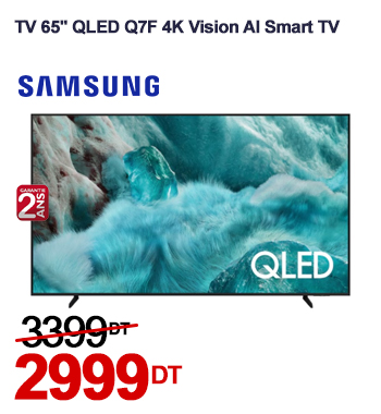 TV SAMSUNG 65'' QLED Q7F 4K Vision AI Smart TV