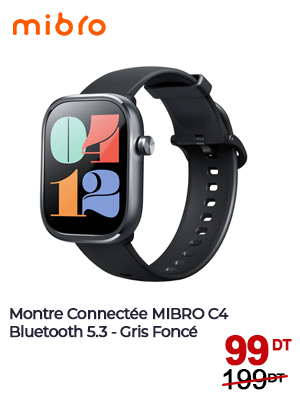 Montre Connectée MIBRO C4 - Gris Foncé