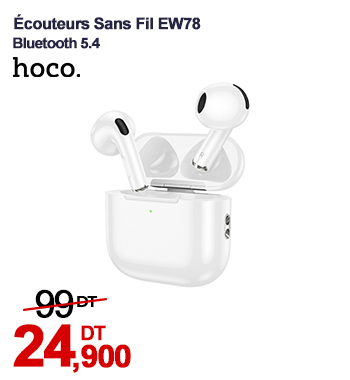 Écouteurs Sans Fil Hoco EW78 - Blanc