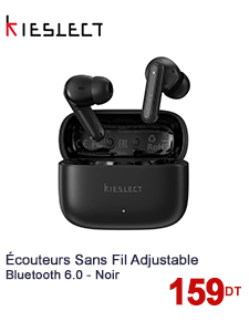 Écouteurs Sans Fil KIESLECT Adjustable - Noir