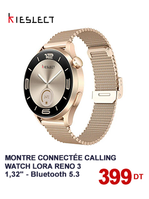 Montre Connectée KIESLECT Calling Watch Lora Reno 3