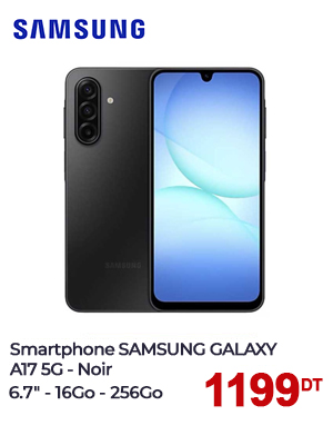 Smartphone SAMSUNG GALAXY A17 5G 16Go 256Go