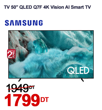 TV SAMSUNG 50'' QLED Q7F 4K Vision AI Smart TV
