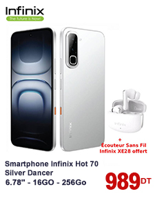 Smartphone Infinix Hot 70 4G 16Go 256Go