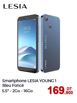 Smartphone LESIA YOUNG 1 2Go 16Go - Bleu Foncé