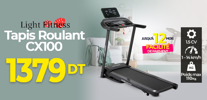 Tapis Roulant LIGHT FITNESS CX100