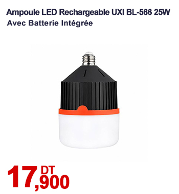 Ampoule LED Rechargeable UXI BL-566 25W