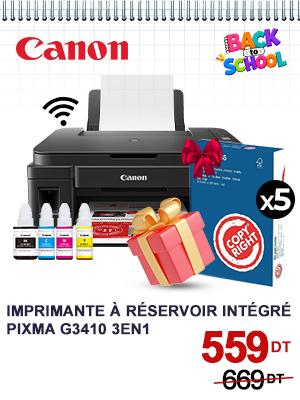 Imprimante CANON Pixma G3410 à Réservoir