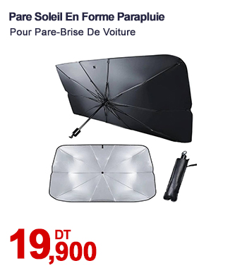 Pare Soleil En Forme Parapluie Pour Pare-Brise De Voiture