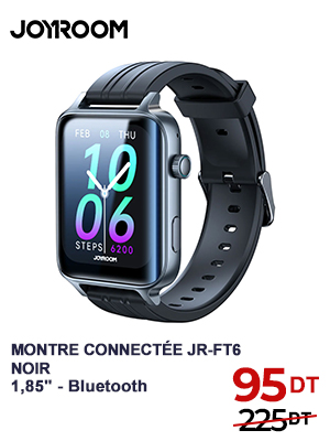 Montre Connectée JOYROOM JR-FT6 - Noir