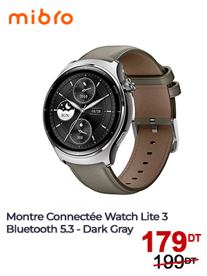 Montre Connectée MIBRO Watch Lite 3 - Dark Gray