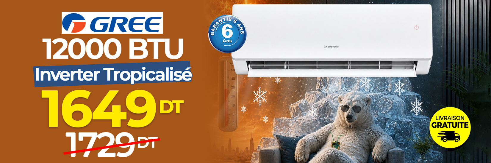 climatiseur-gree-12000-btu-smart-inverter-tropicalise