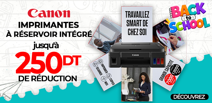 Imprimante CANON à Réservoir Intégré Wifi 3en1 Couleur