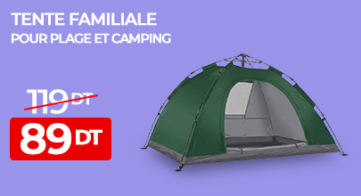 Tente Familiale 6 Places pour Plage et Camping  