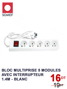 bloc-multiprise-somef-5-modules-avec-interrupteur