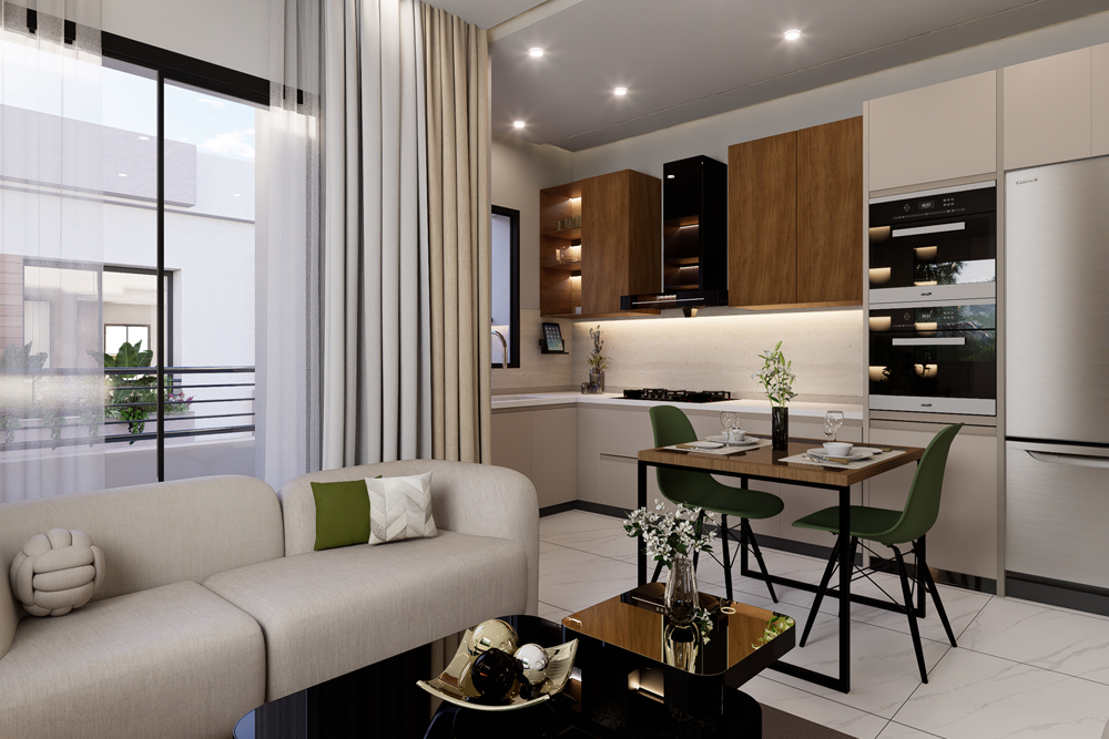 cuisine et salon s+2