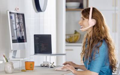 LOGITECH H390 Micro Casque Filaire Blanc