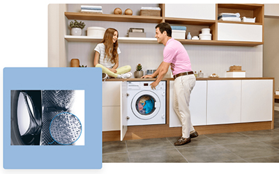 Lave Linge Frontal BEKO B3WFT51242MG 12kg - Gris Foncé