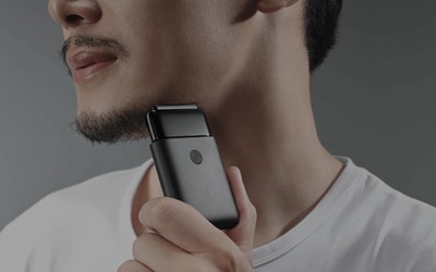 Rasoir Électrique Portable XIAOMI à Double Lame - Noir