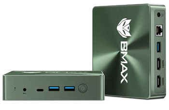 Mini PC de Bureau BMAX B6 Power i7 10è Gén 16Go 1To SSD - Vert