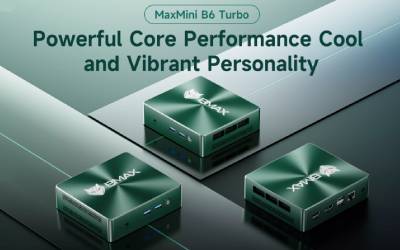 Mini PC de Bureau BMAX B6 TURBO i5 8è Gén 16Go 512Go SSD - Vert