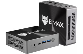 Mini PC de Bureau BMAX B8 Plus i5 12è Gén 24Go 512Go SSD - Noir