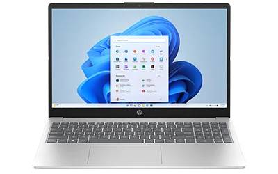 PC Portable HP 15-fc0092nk AMD RYZEN 5 8Go 512Go SSD - Silver & Blanc