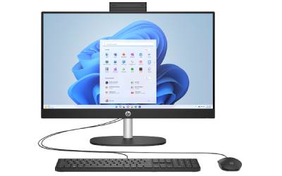 PC de Bureau All In One HP 24-cr0057nk AMD Ryzen 5 8Go 512Go SSD - Noir